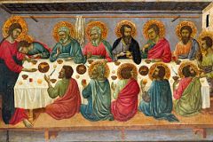 17 The Last Supper - Ugolino da Siena 1325-30 - Robert Lehman Collection New York Metropolitan Museum Of Art.jpg
